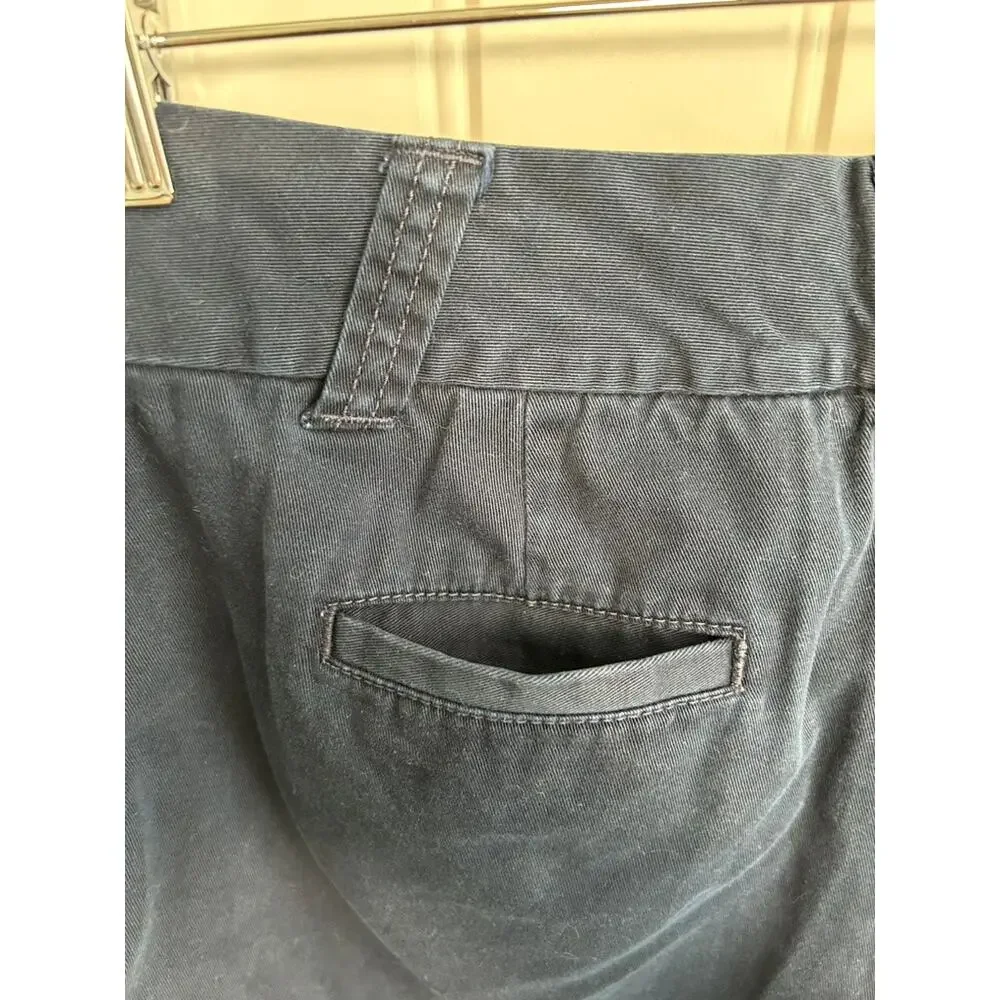 J.Crew City Fit Chino Shorts 4 Navy Cotton Preppy Classic 3